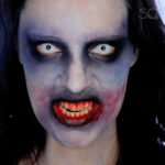 Transforma a tu niña en un zombie con este maquillaje fácil