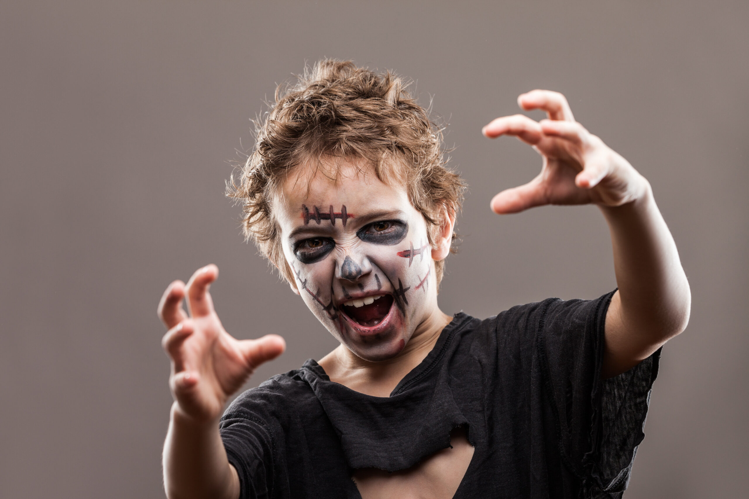 Descubre el mejor maquillaje de zombie para niños y diviértete en Halloween
