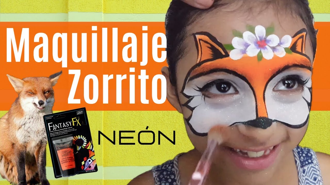 Divertido maquillaje de zorro para niños: crea looks increíbles