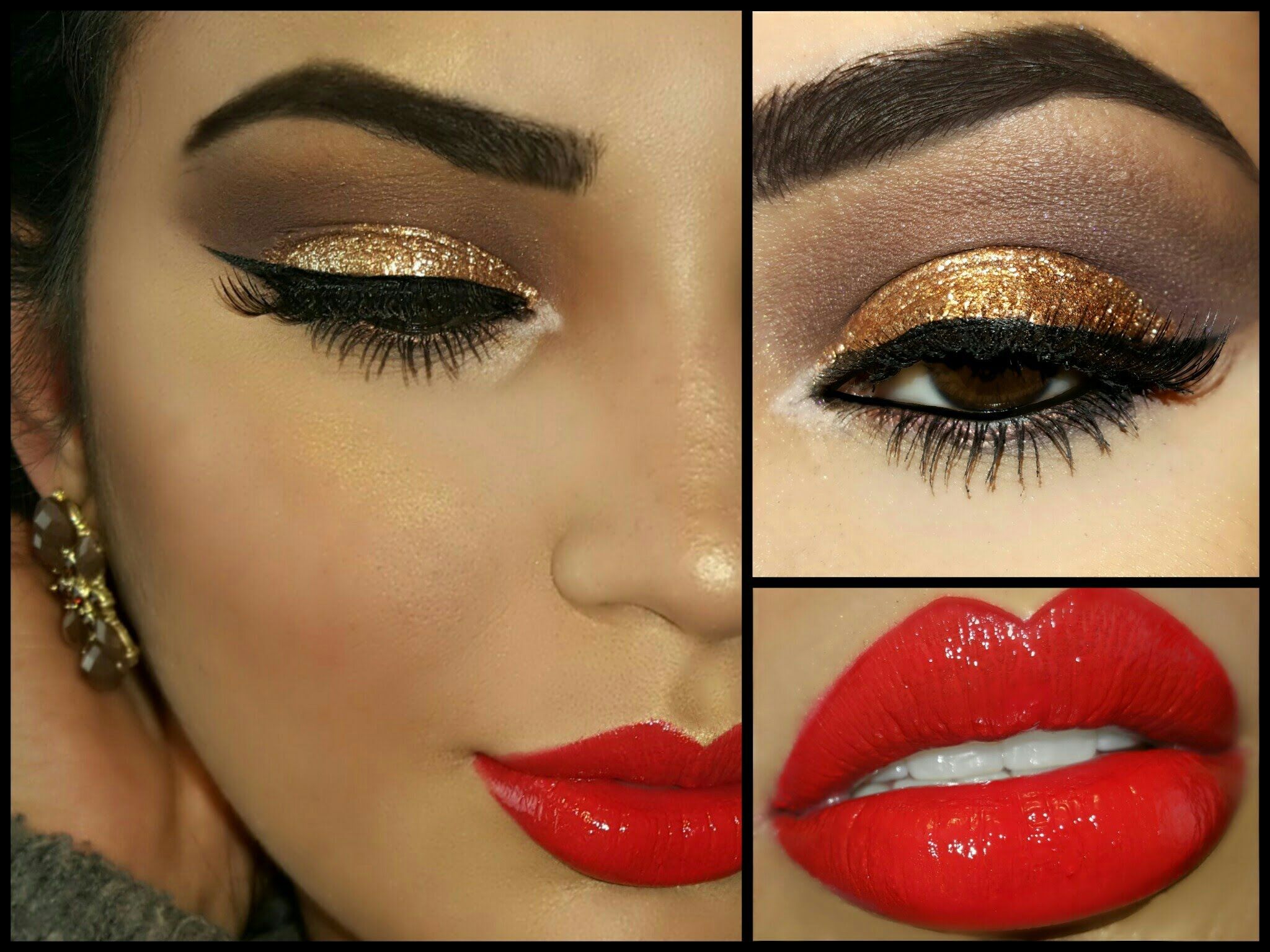 Descubre el glamour del maquillaje dorado – Atrévete a brillar con elegancia