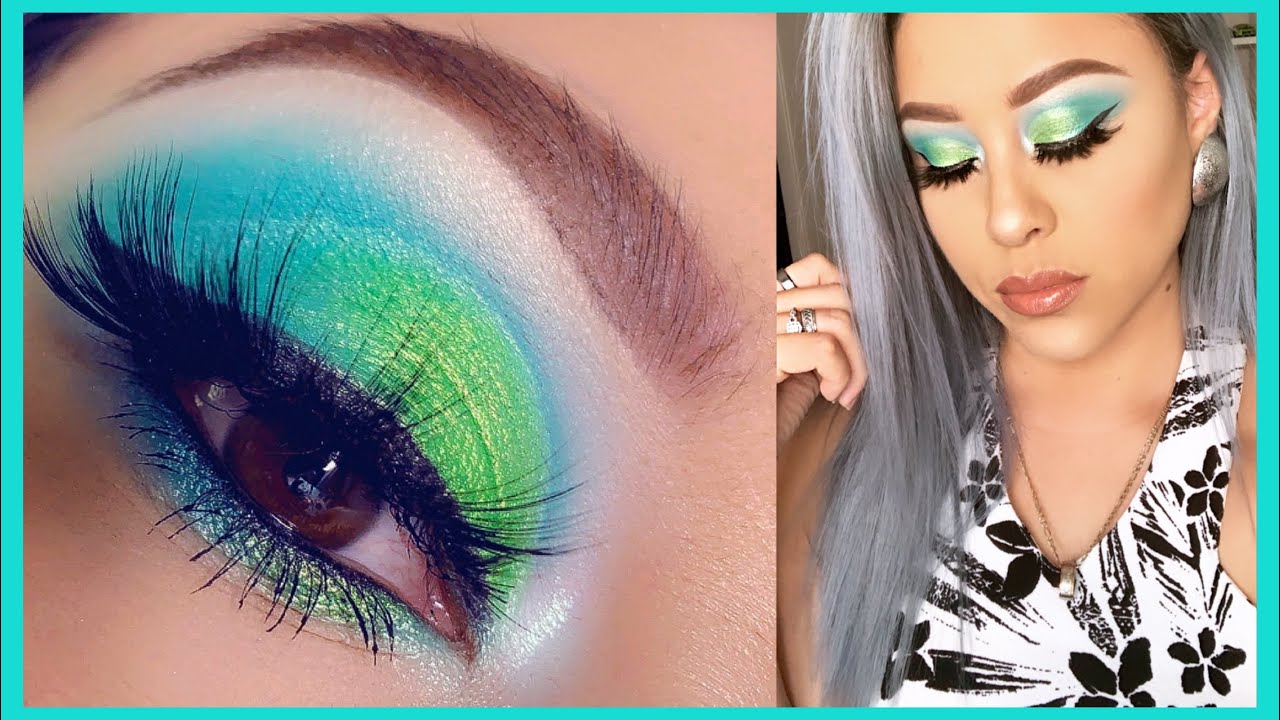 Descubre cómo lograr un maquillaje azul y verde sencillo en solo 5 pasos