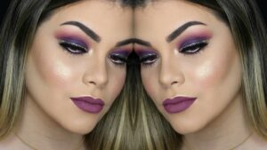 Descubre los encantos del maquillaje en tono morado – Belleza y estilo en un solo lugar.