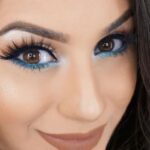 Descubre los secretos del maquillaje azul en morenas: luce radiante y resalta tu Belleza.