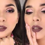 Descubre el encanto del maquillaje de ojos en tonos rosa y café