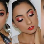 Descubre la Belleza del maquillaje estético en tonos rojos – Atrévete a resaltar tu estilo con el makeup rojo