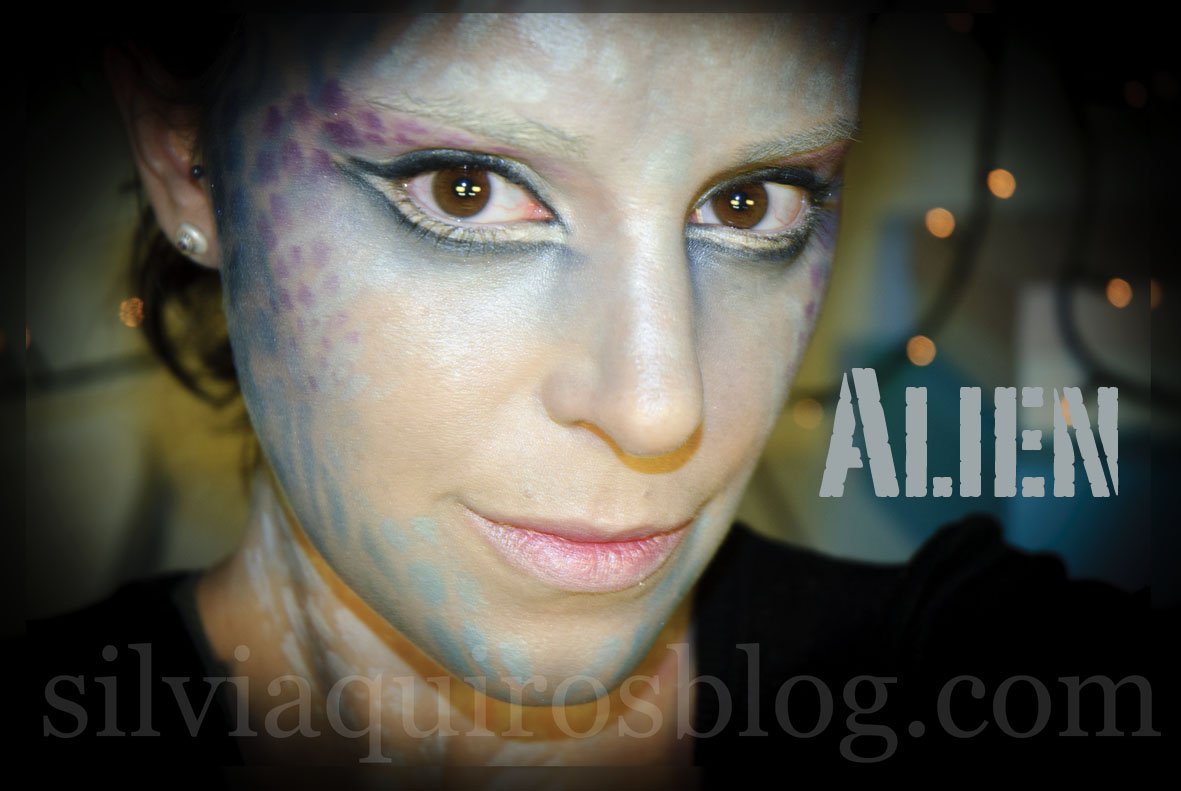 Transforma tu look con increíble maquillaje extraterrestre