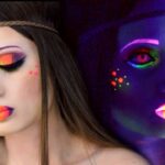 Descubre el impactante maquillaje fluorescente para tu cuerpo