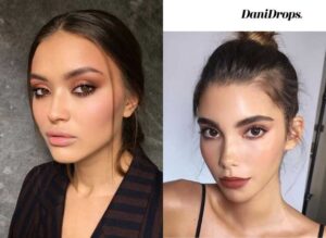 Descubre el encanto del maquillaje natural en tonos morados.