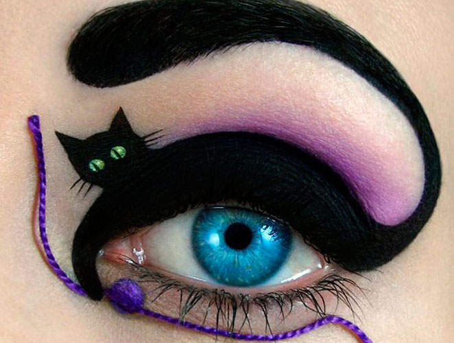 Descubre cómo lograr un impactante maquillaje ojo de gato azul en simples pasos
