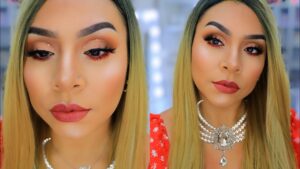 Resalta tu Belleza con el mejor maquillaje para vestido rojo.