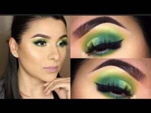 Descubre cómo hacer un maquillaje verde paso a paso y luce radiante.