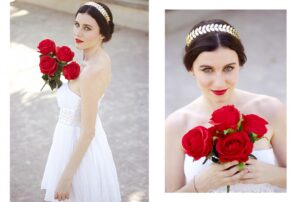 Impactantes maquillajes de novia rojo para deslumbrar.