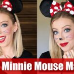Consigue un look adorable con el maquillaje de Minnie Mouse.