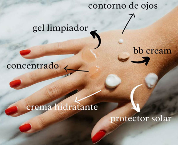 Orden correcto de productos para cuidado de la piel