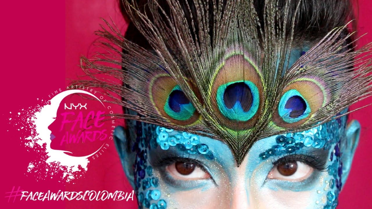 Descubre el impactante maquillaje pavo real para lucir radiante