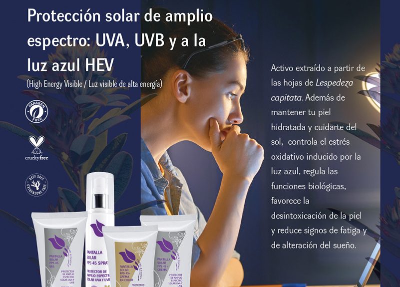 Protección efectiva contra la luz azul en tu piel