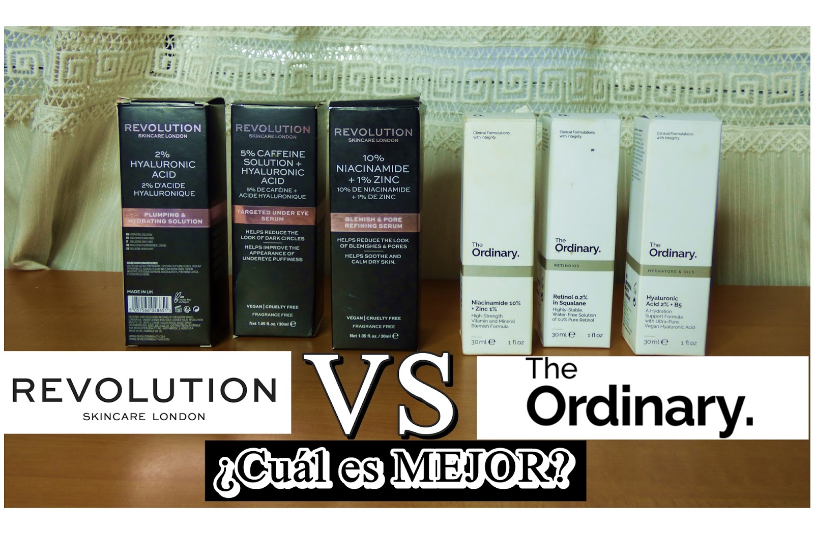 Revolution Skincare vs The Ordinary: ¿Cuál es la mejor opción?