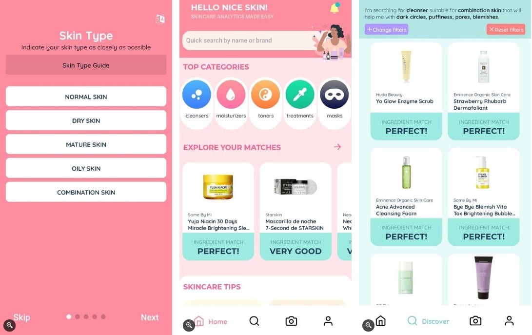 Rutina de cuidado de piel fácil con app gratuita