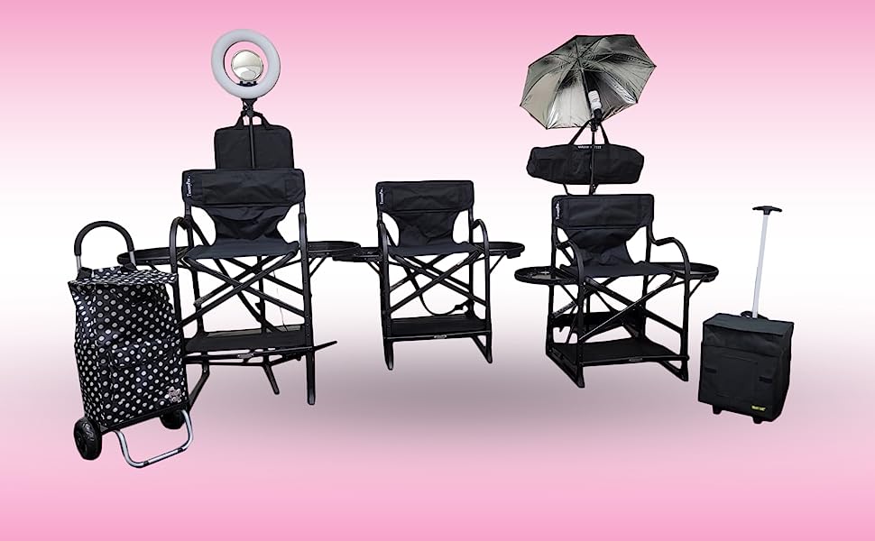 Consigue una silla de maquillaje cómoda y funcional ahora mismo.
