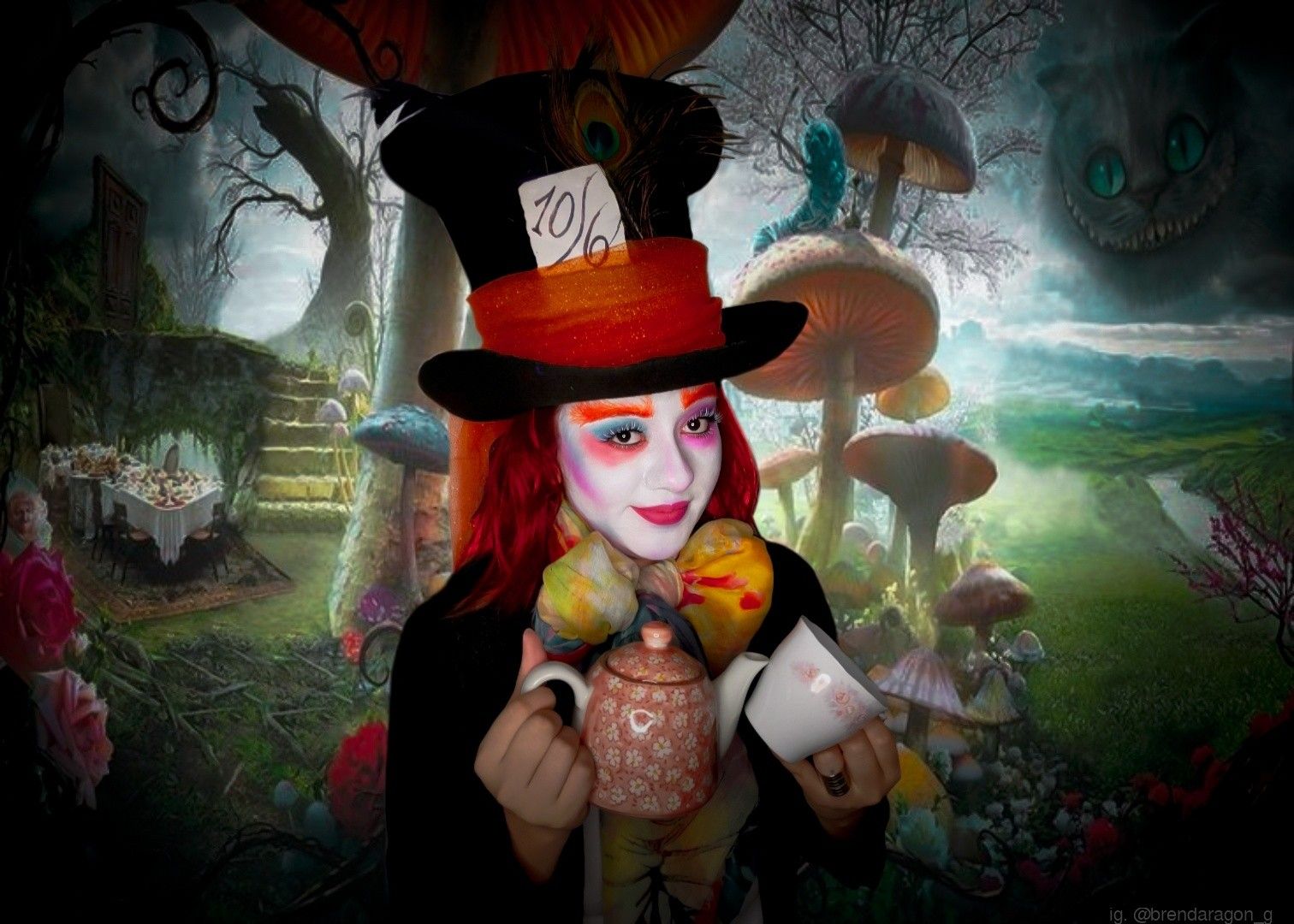 Descubre el increíble maquillaje del sombrerero loco: ¡creatividad desbordante y estilo único!