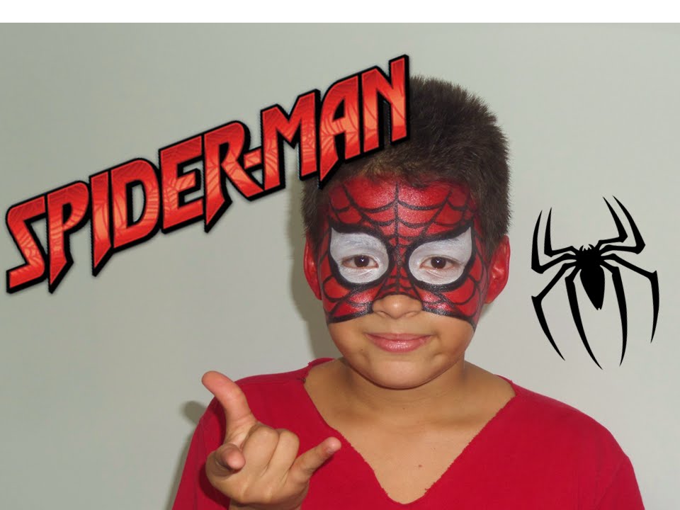 Consigue un Maquillaje de Spiderman Sencillo y Divertido para Niños y Adultos