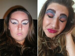 Sorprende con el maquillaje de la niña del exorcista: ¡aterrorizantemente real!