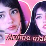 Aprende a maquillarte como en el anime. Paso a paso.