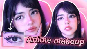 Aprende a maquillarte como en el anime. Paso a paso.