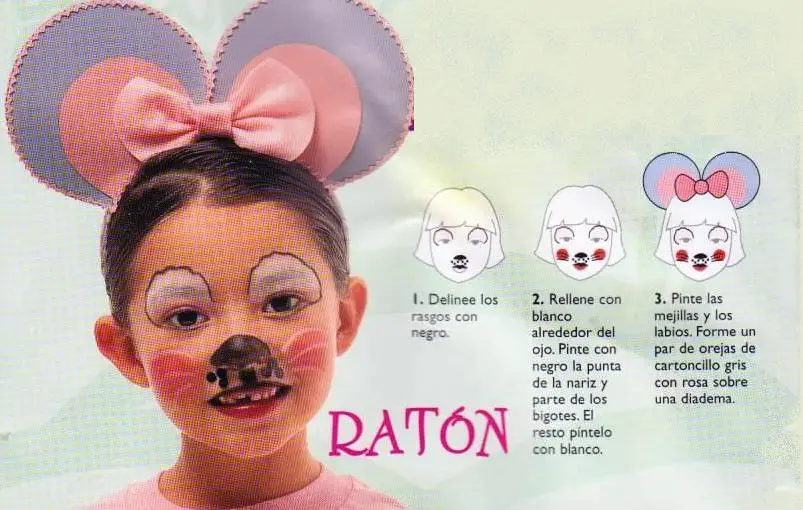 Obtén un maquillaje artístico de ratón con estilo único.