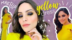 Descubre los mejores consejos de maquillaje para vestido amarillo y luce radiante