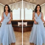Los mejores tips de maquillaje para resaltar tu vestido azul claro